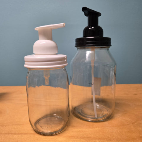 Glass Jar and Foaming Pump